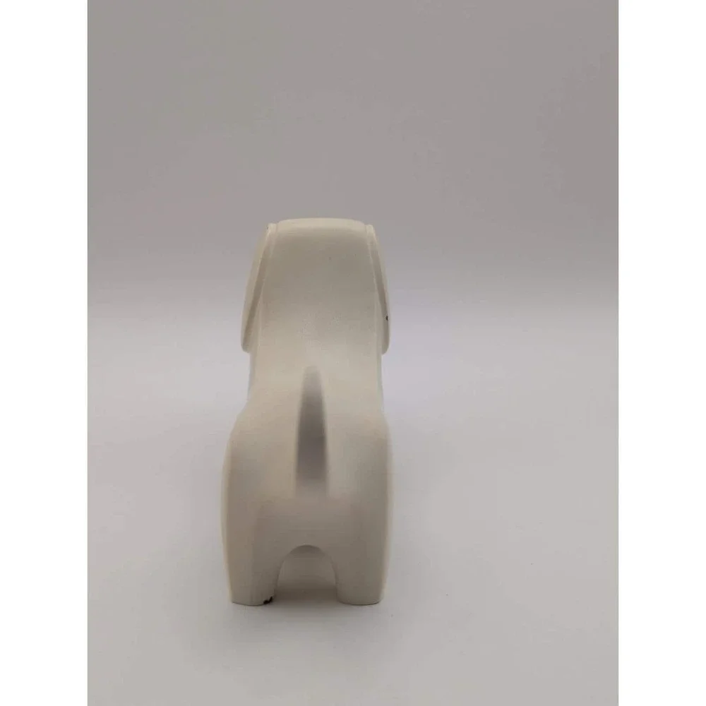 Jonathan Adler Stoneware White Matte Dachshund Dog Menagerie Figure 6